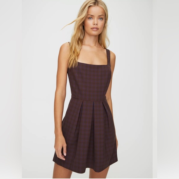 Sunday Best Tasha Microplaid mini-dress - Picture 3 of 3